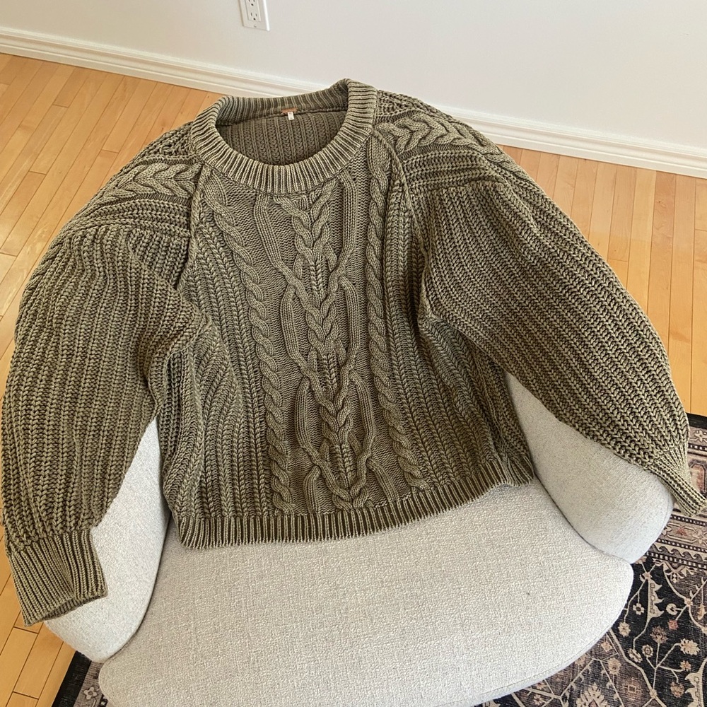 Free People Cable Knit